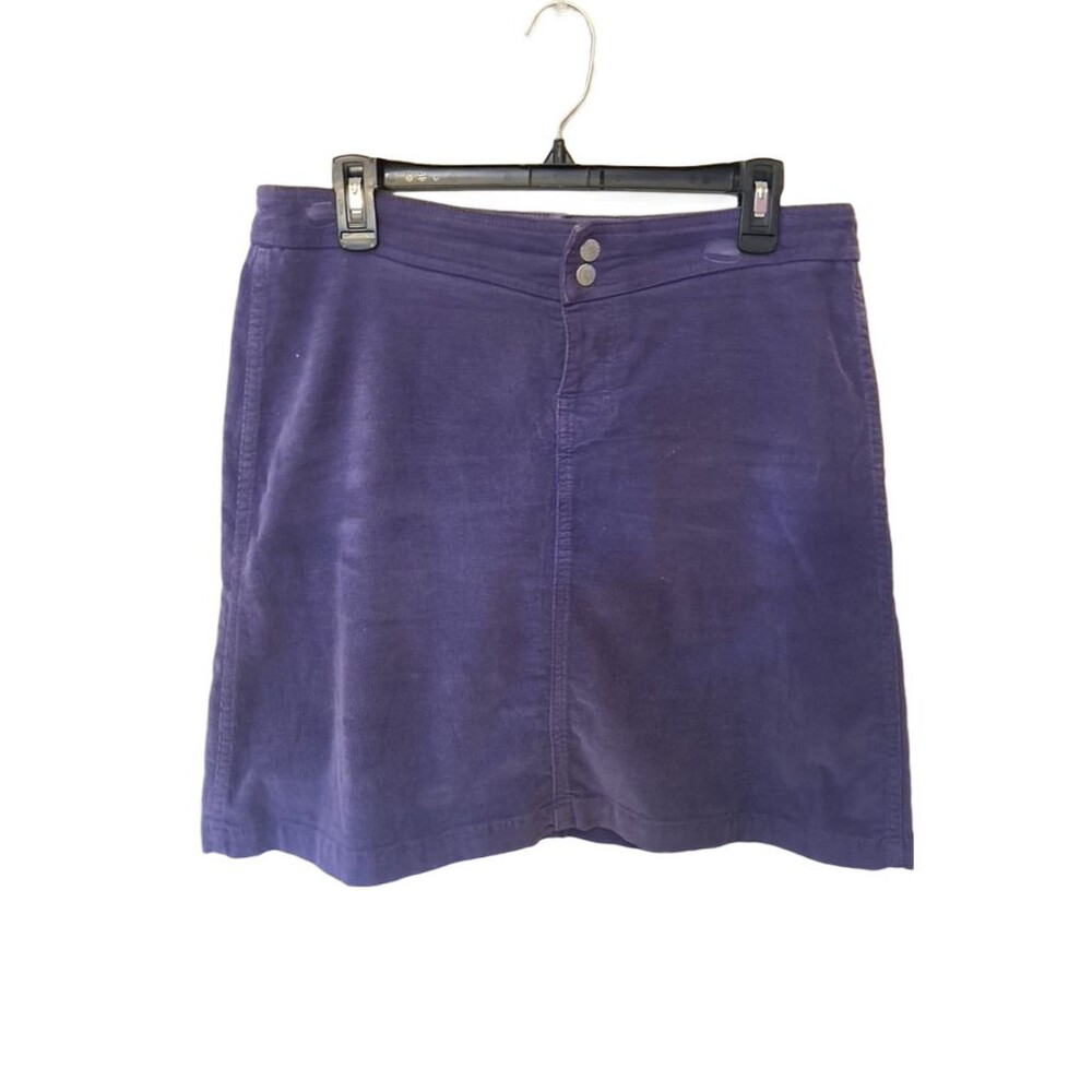 Fresh Produce Purple Corduroy Mini Skirt - size L